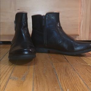 Italian leather ankle boots